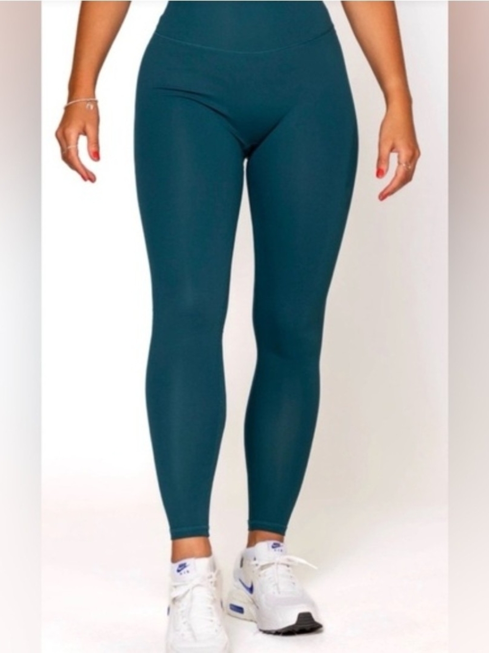 P'tula 26" Teal Cassey High-Waist Leggings